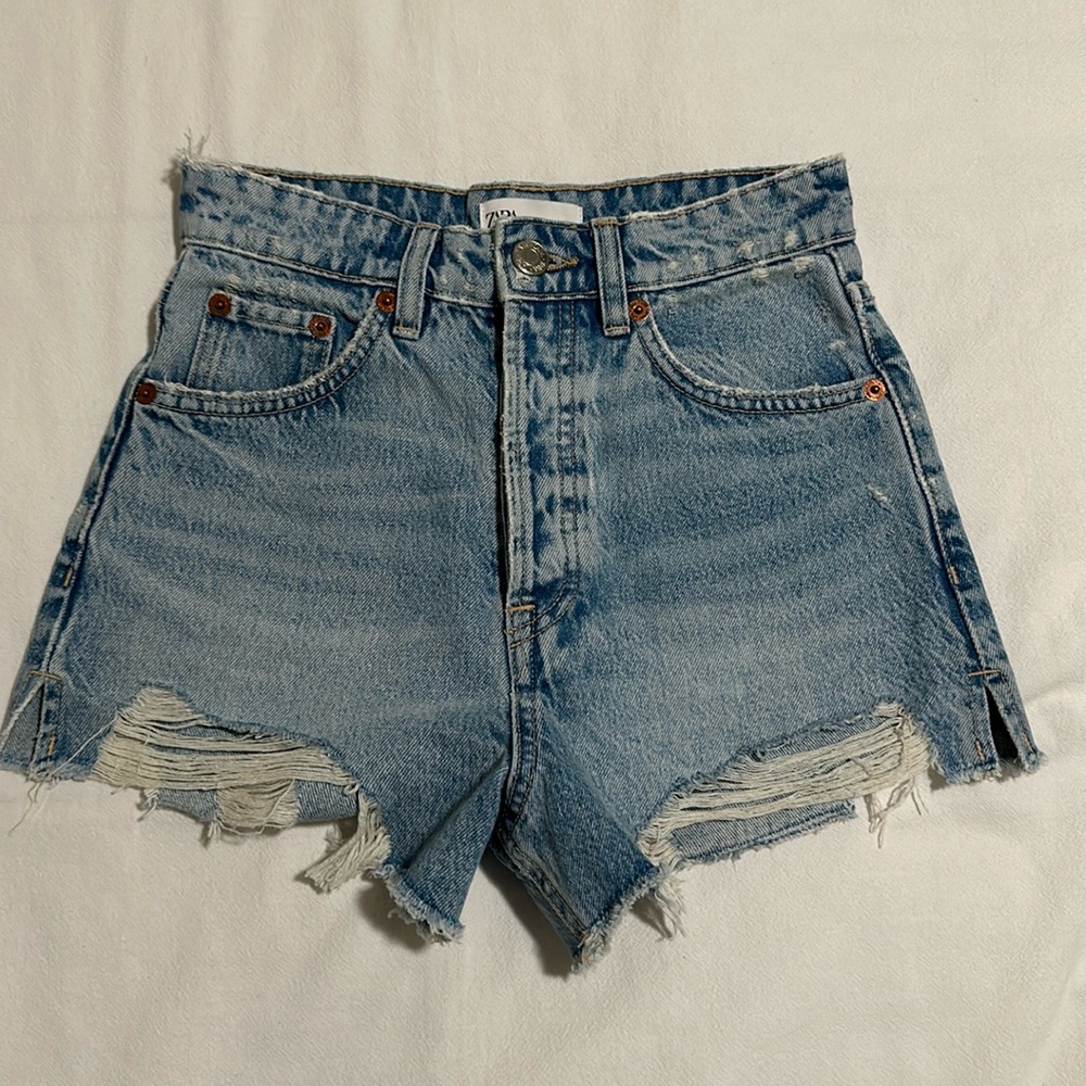 Zara Denim Jean Shorts Size 2